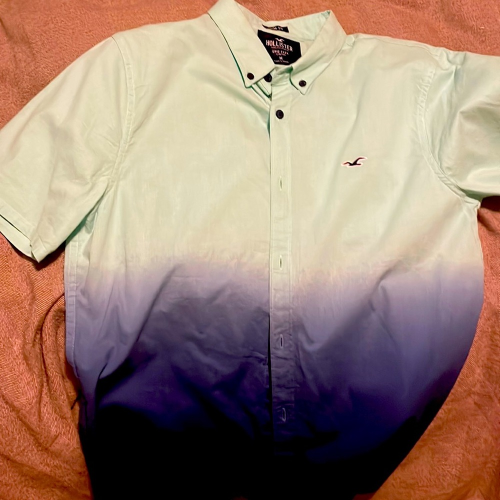 Hollister ombré button down